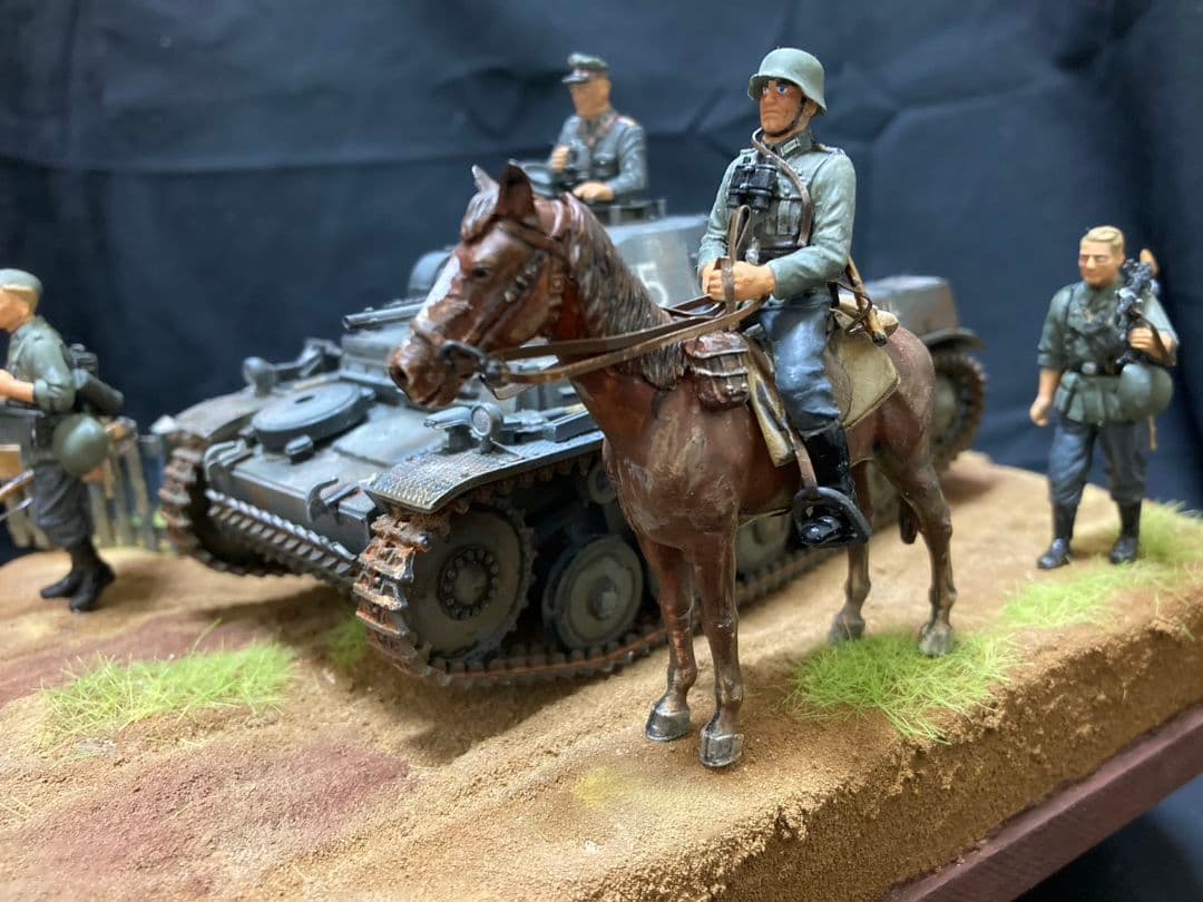 II号戦車G型　ミリタリー　ジオラマ