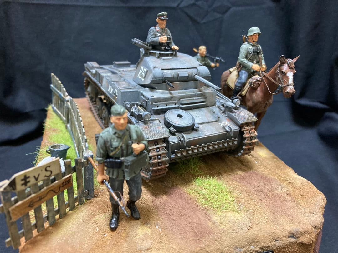 II号戦車G型　ミリタリー　ジオラマ