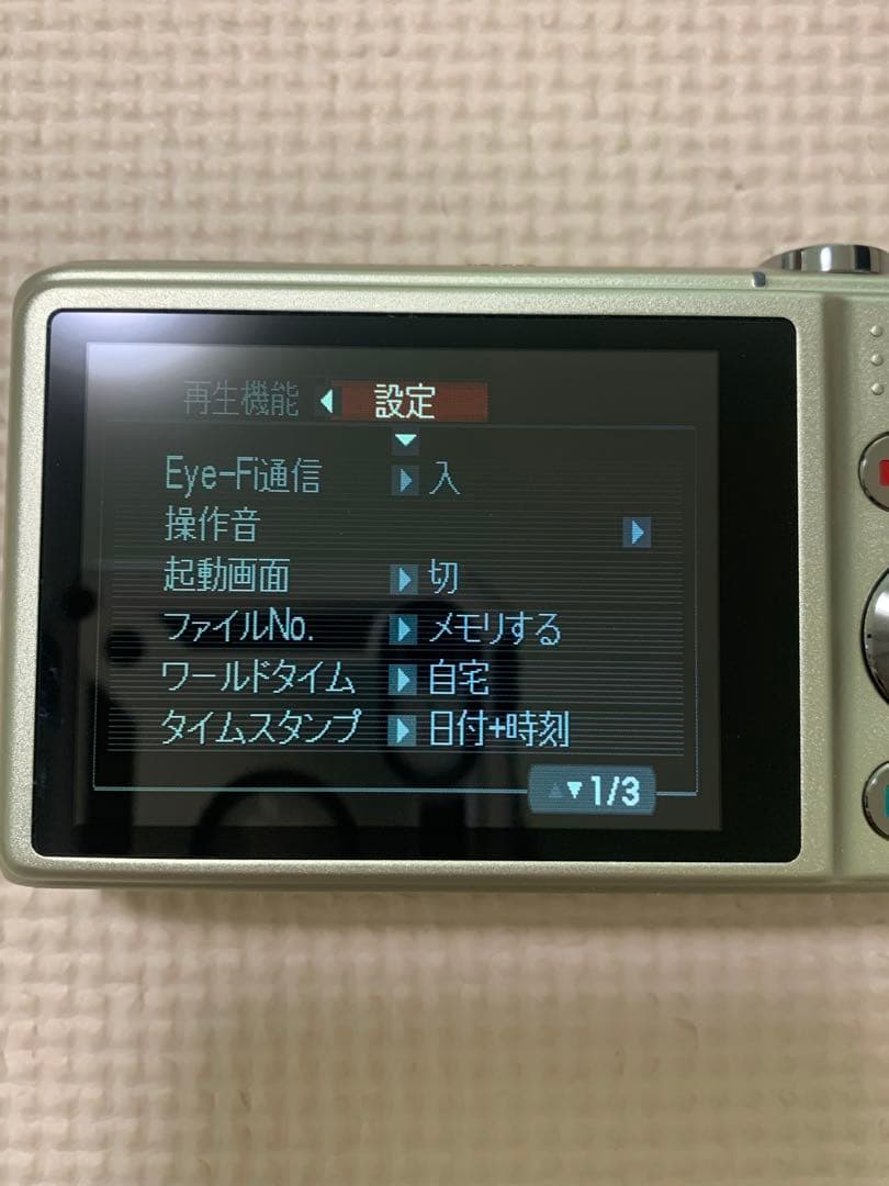 CASIO EX-ZS150 コンパクトデジタルカメラ　箱、取説は型番違い