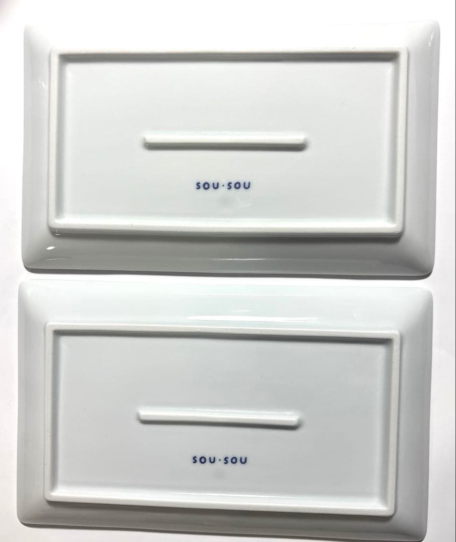 SOUSOU 長崎 波佐見焼 角皿 非売品 限定 2種