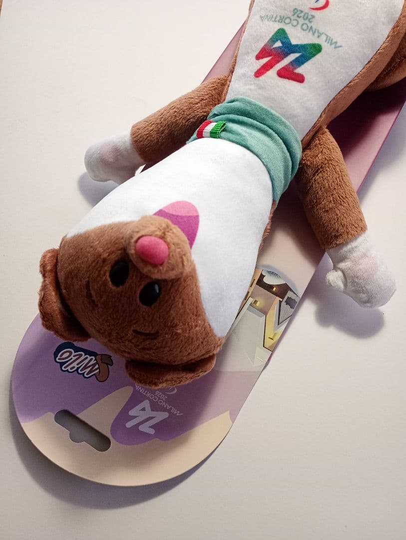 ミラノ・コルティナ2026 ぬいぐるみ　約35センチ　大サイズ