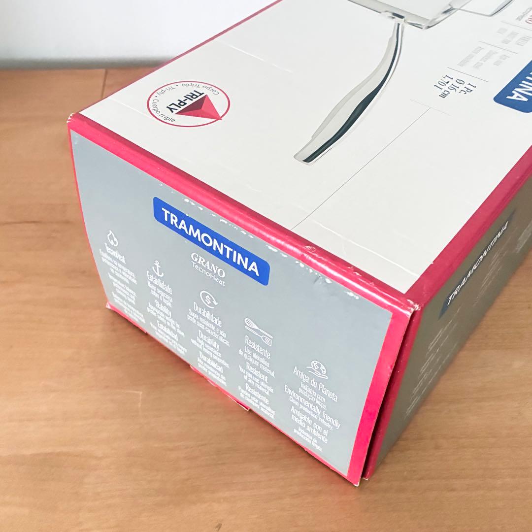 トラモンティーナ グラーノ ソースパン 片手鍋 16cm ステンレス