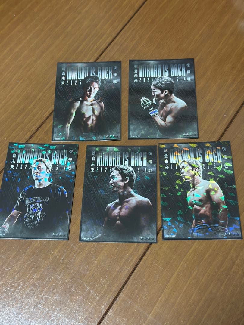 朝倉未来　RIZIN ライコレ　リアルカード