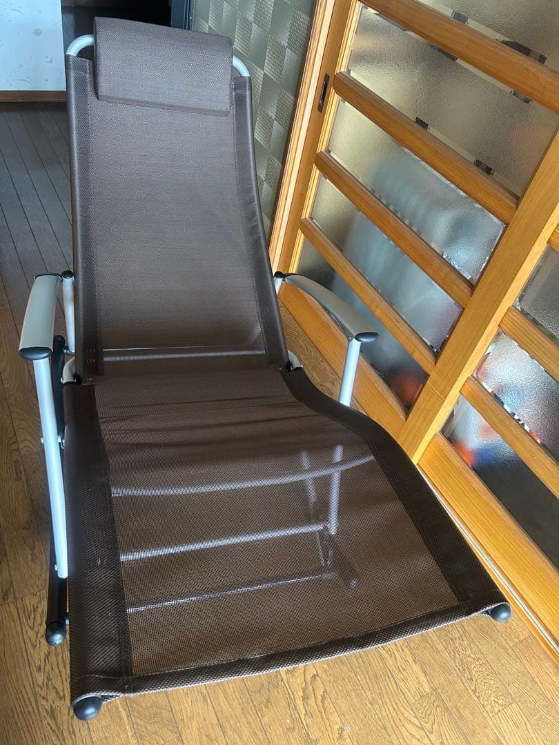 [美品]フォールディング メッシュ サウナチェア ロッキングチェア　引き取り希望