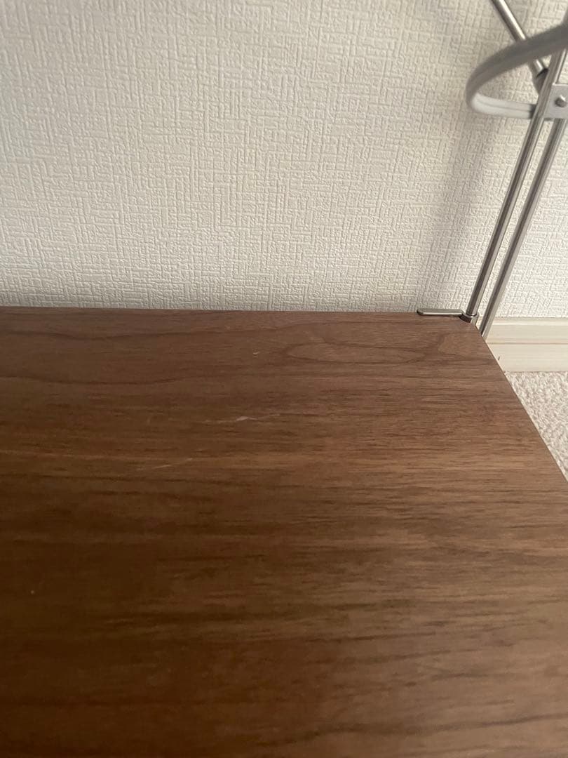 【無印良品】ステンレスユニットシェルフ ウォールナット材棚セット 小