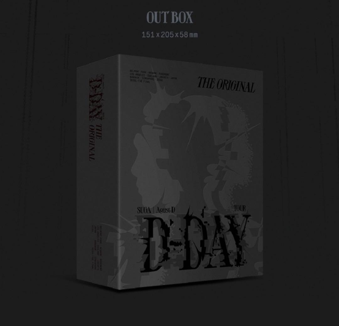 アイドル SUGA Agust D TOUR 'D-DAY' The Original