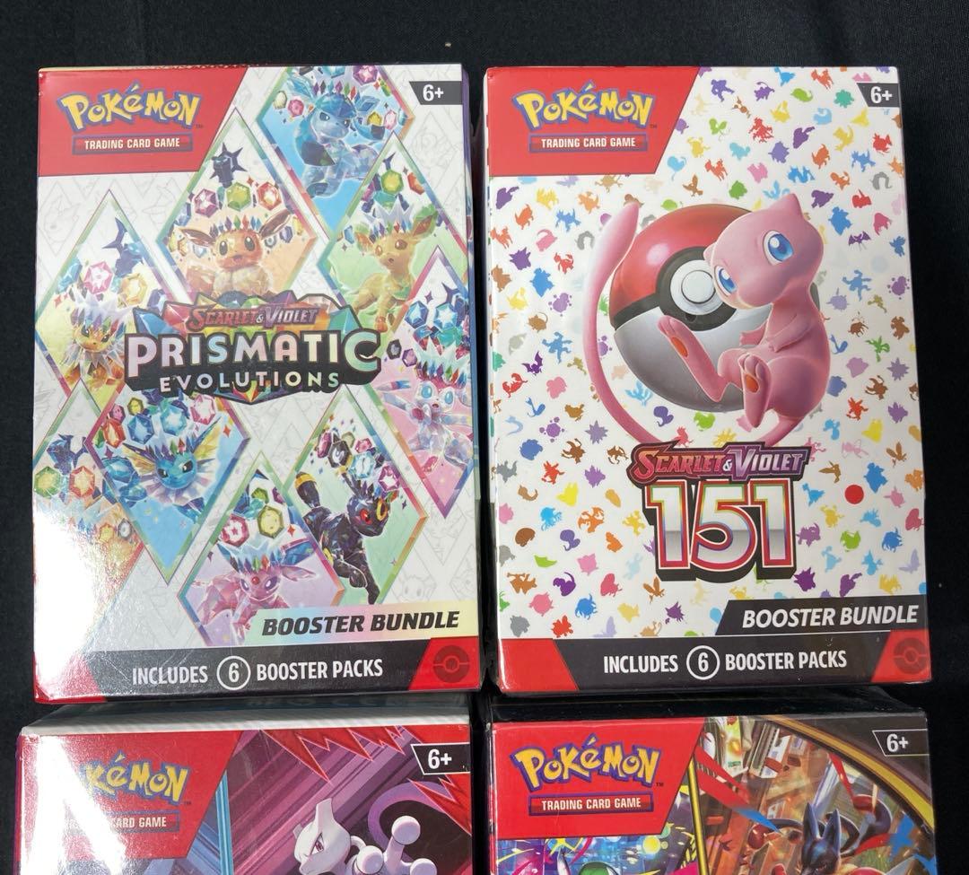 ポケモンカード　英語版　bundle box 未開封　シュリンク付き　4セット4