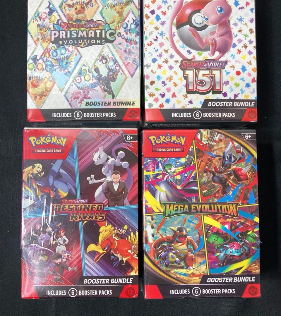 ポケモンカード　英語版　bundle box 未開封　シュリンク付き　4セット4