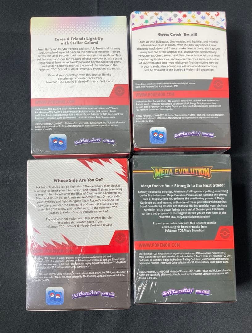 ポケモンカード　英語版　bundle box 未開封　シュリンク付き　4セット4
