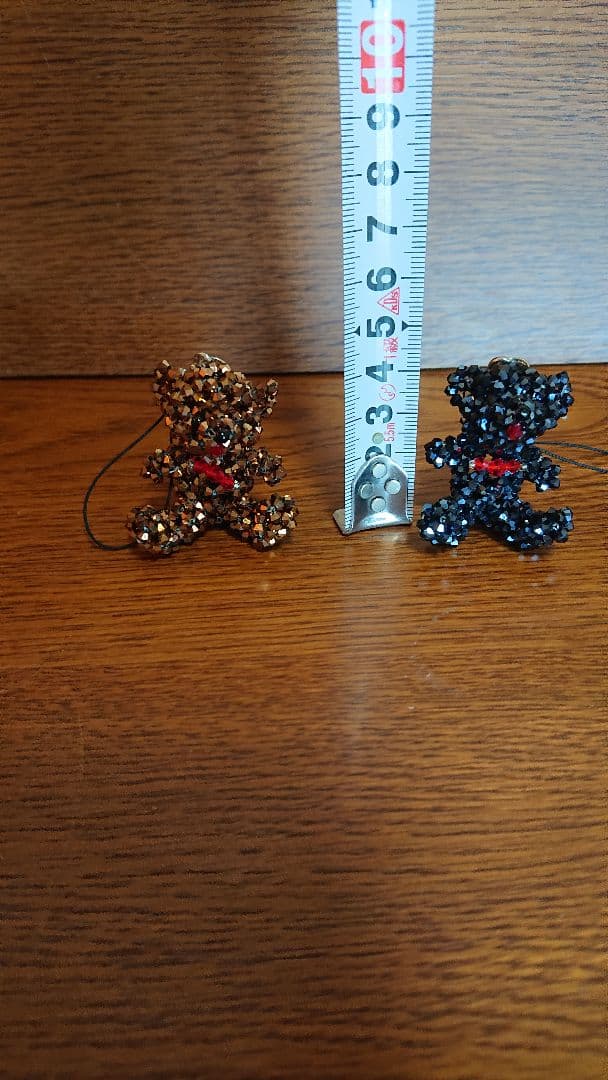 ビーズストラップ 熊(完成品)4タイプ