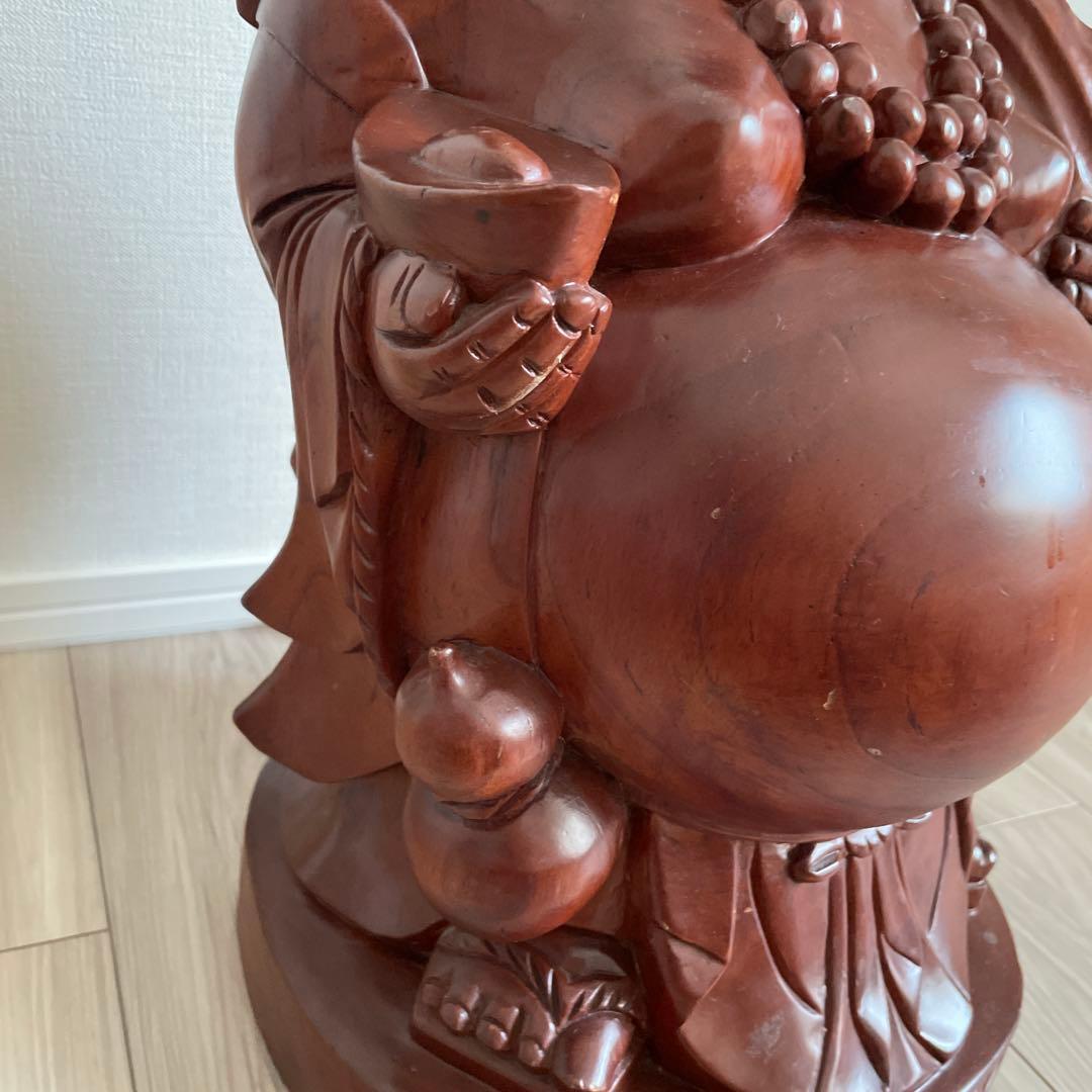 七福神　布袋像　木彫り　彫刻　置物