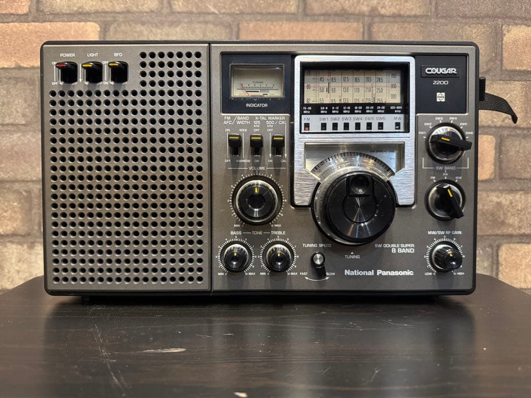 希少ラジオ　ナショナル　パナソニック　COUGAR2200 状態良し！