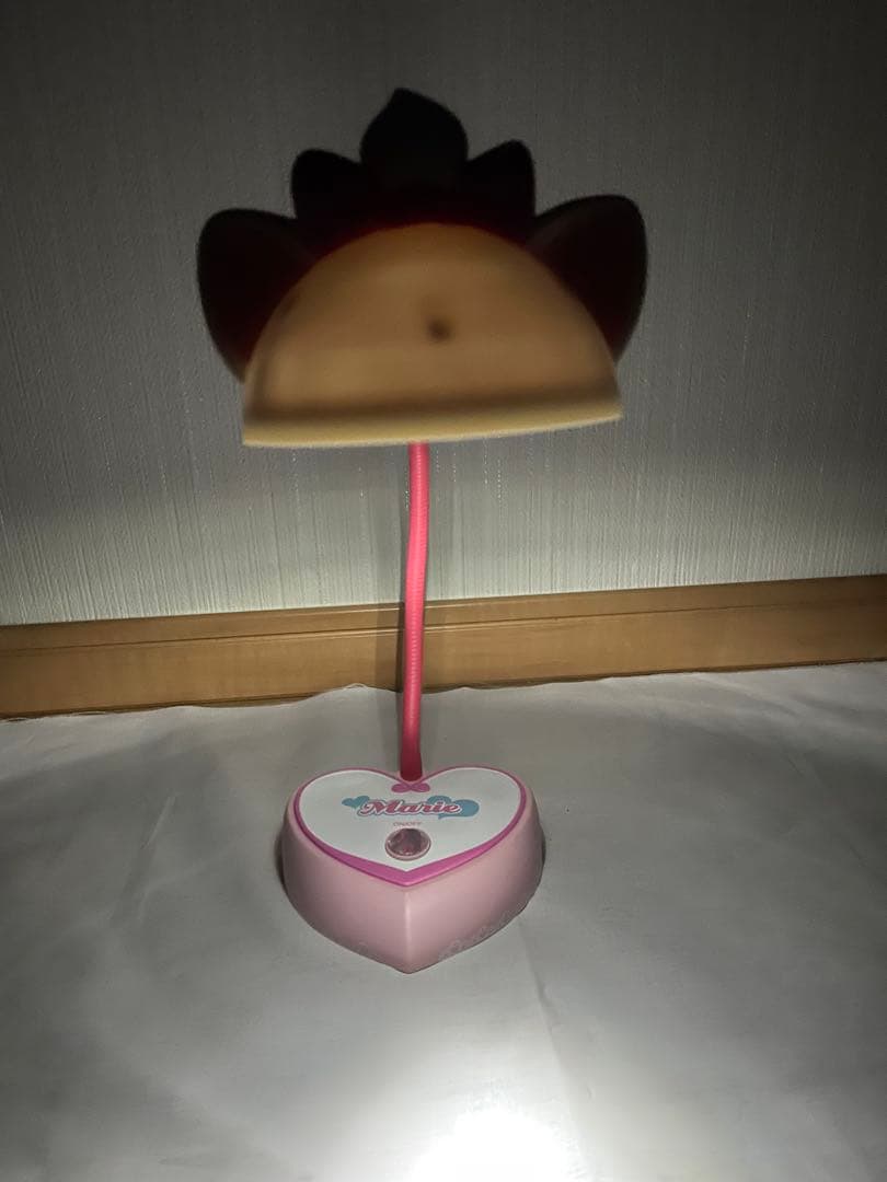 【激レア】美品おしゃれキャット マリーちゃん ハート型 デスクランプ ディズニー