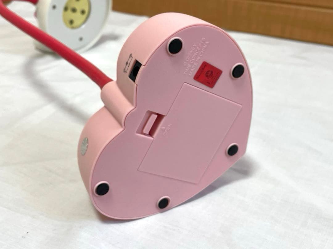 【激レア】美品おしゃれキャット マリーちゃん ハート型 デスクランプ ディズニー