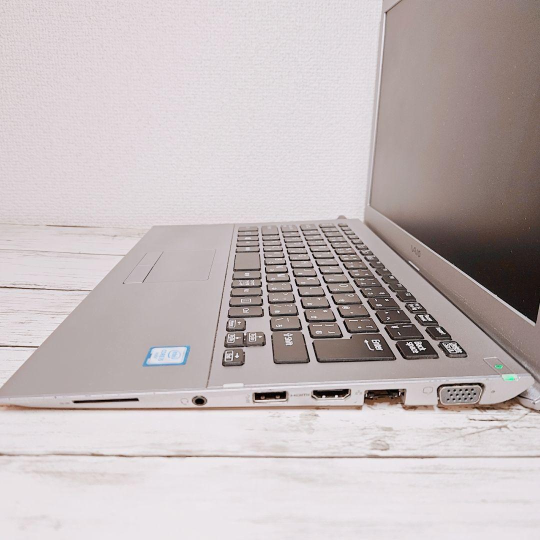在宅ワークに♪VAIO 薄型軽量 13インチノートパソコン SSD i5 カメラ