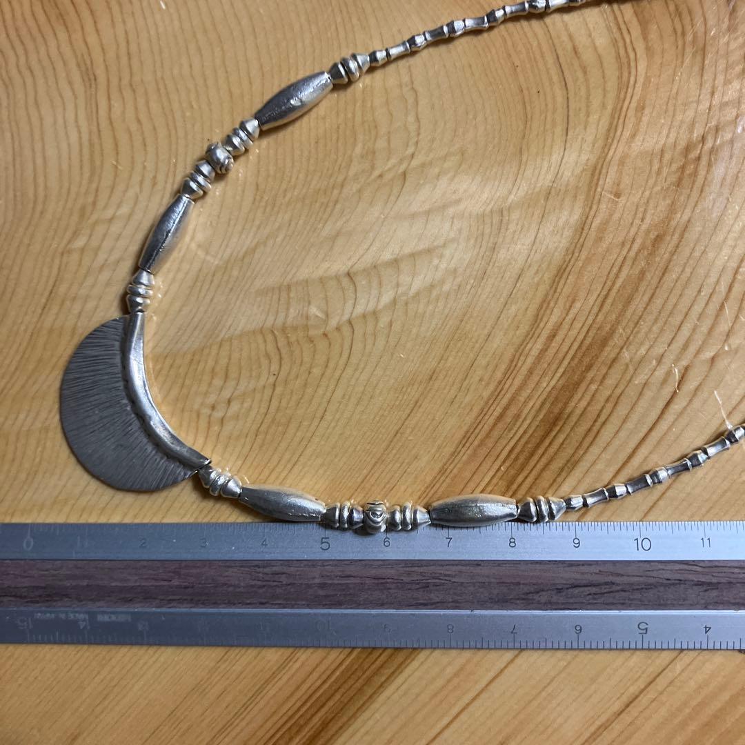カレンシルバー　トライバルネックレス43cm