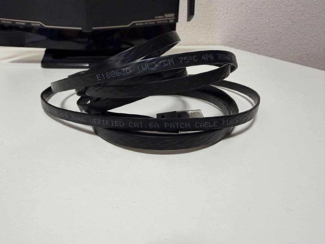 WXR9300BE6P/N バッファロールーター+Cat6Aケーブル2m