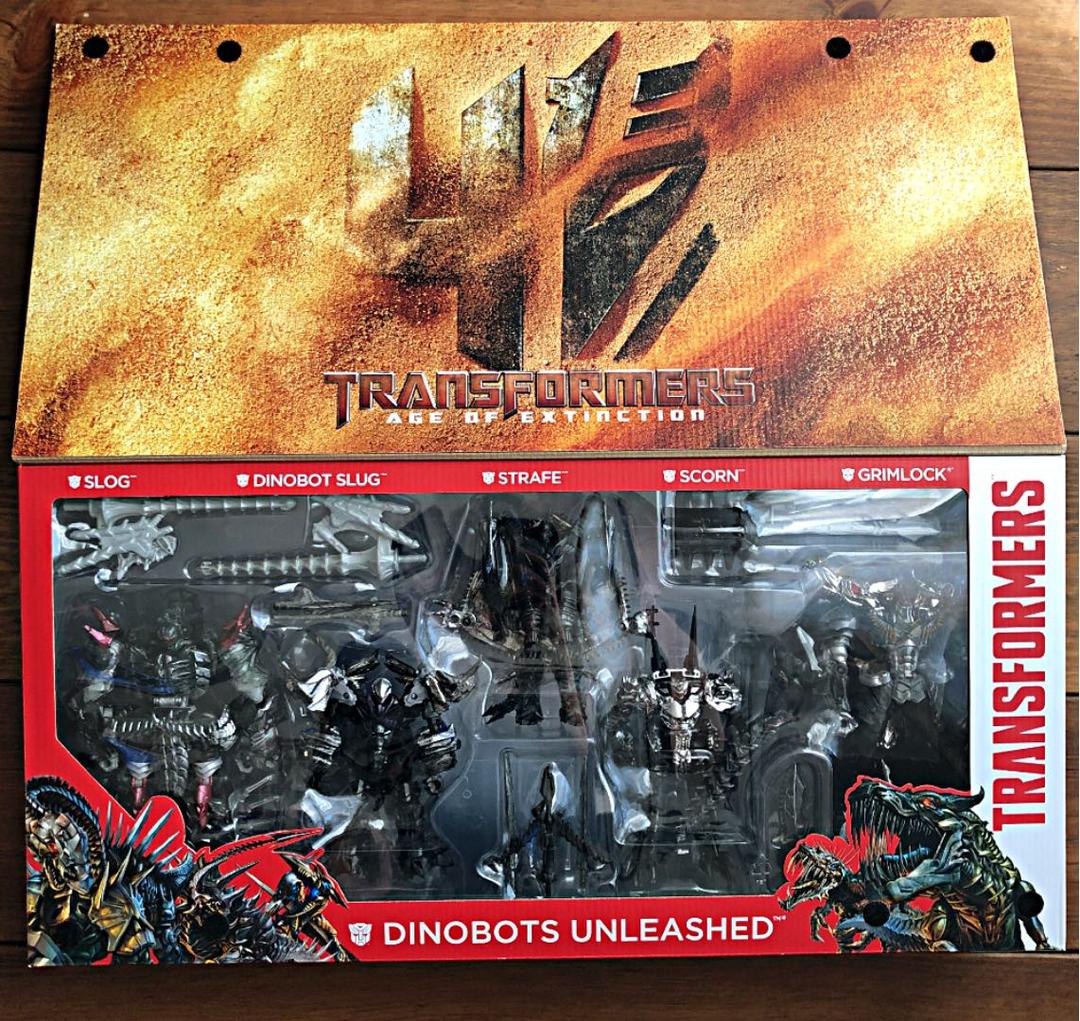 【匿名配送】トランスフォーマー　ダイノボット5パック
