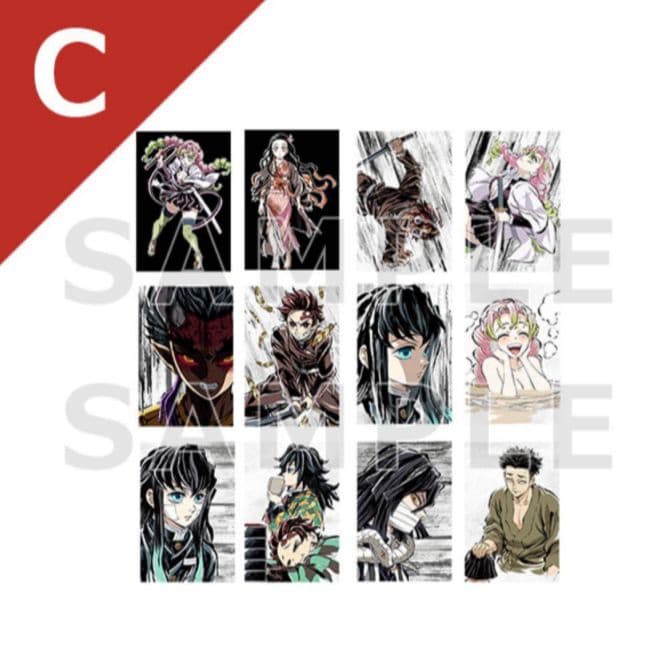 鬼滅の刃全集中展 幕間画ポストカードABCDコンプリート刀鍛冶の里編 柱稽古編