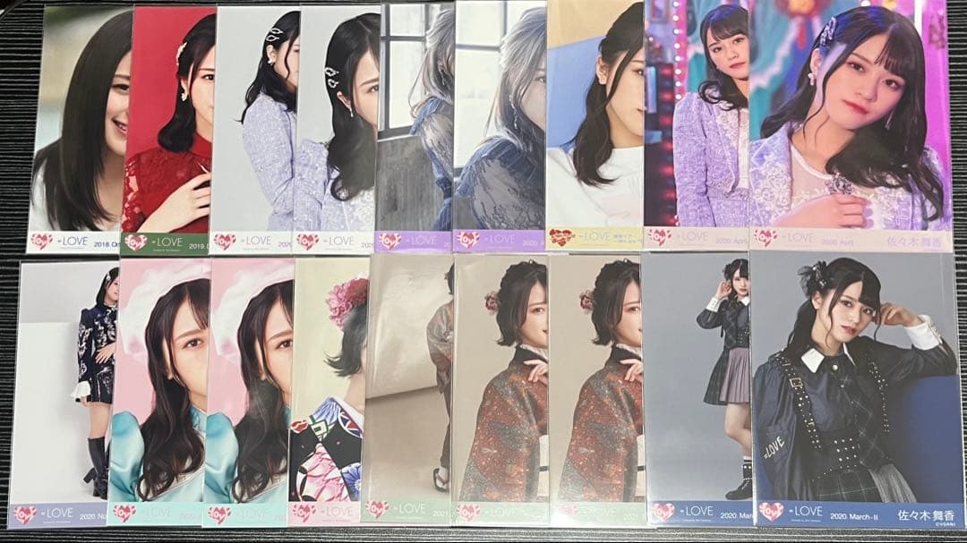 i*m様 イコラブ 佐々木舞香 生写真 100枚 まとめ売り