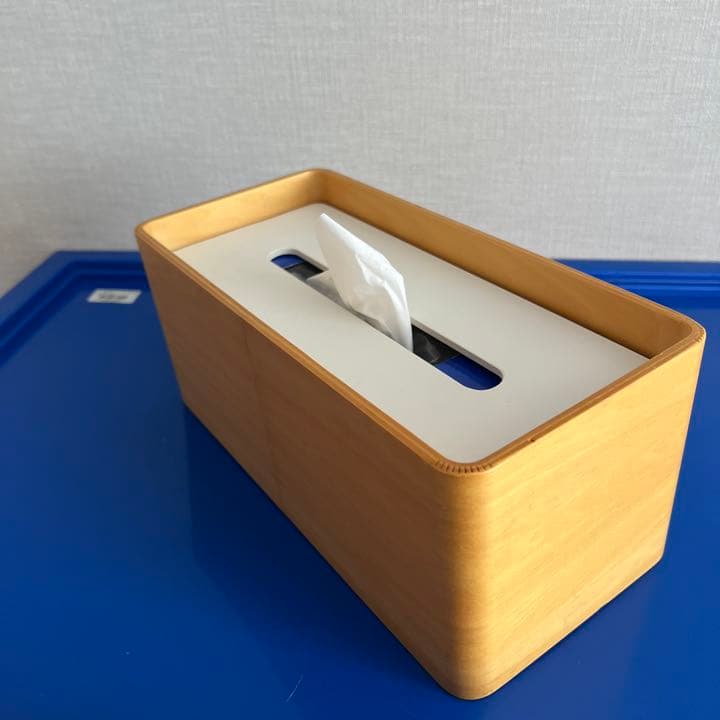 ティッシュ　ケース　ボックス　白黒計2個Lemnos design array