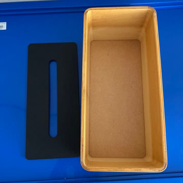 ティッシュ　ケース　ボックス　白黒計2個Lemnos design array