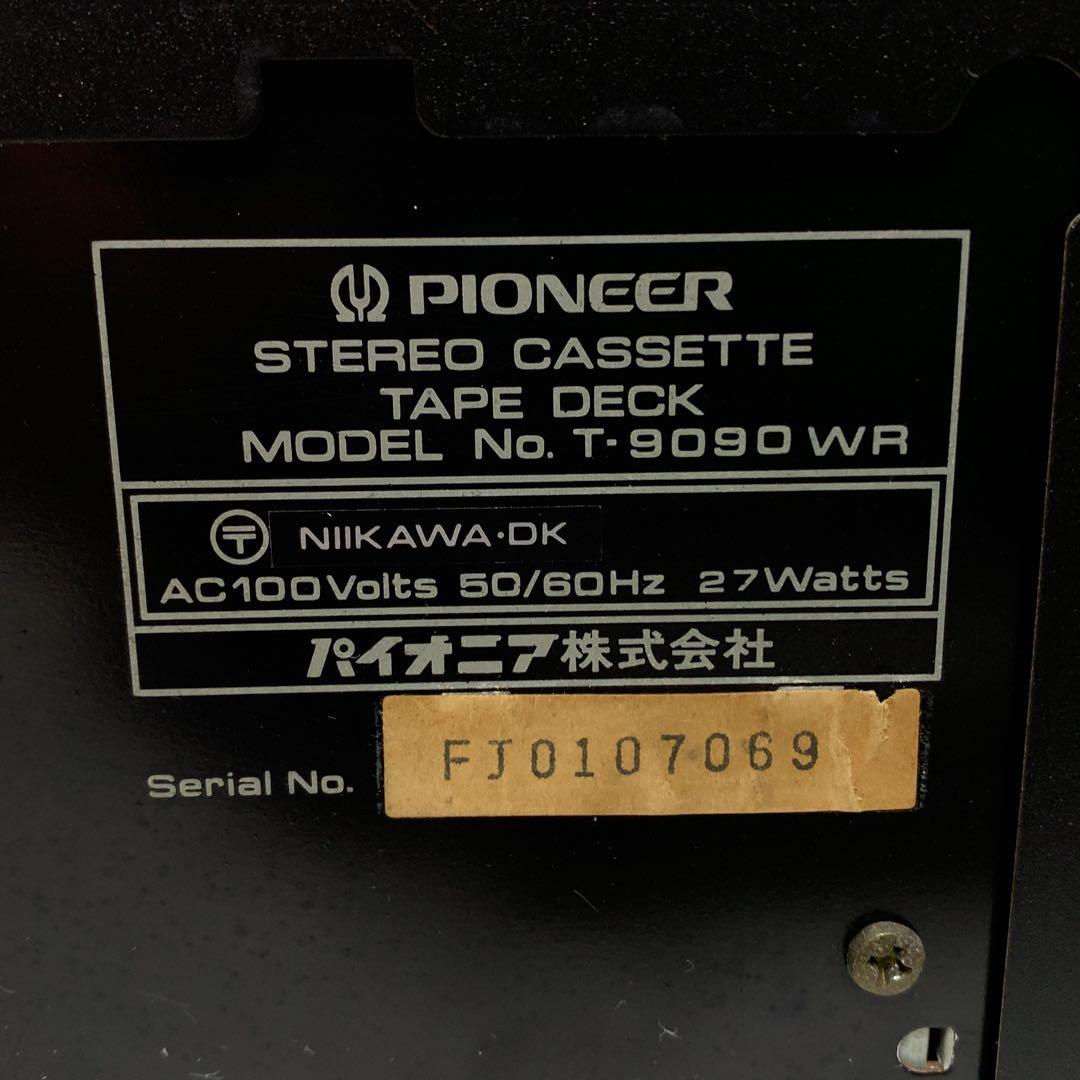 パイオニア　T-9090WR ステレオカセットデッキ　Pioneer ドルビー