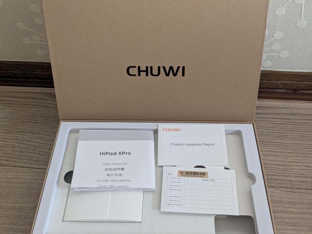 【美品・箱有】CHUWI HiPad XPro Androidタブレット