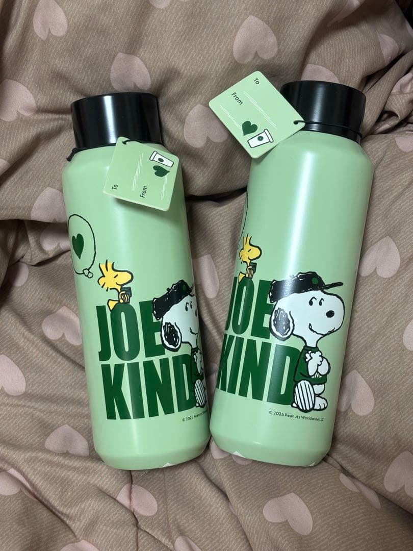 スターバックス　PEANUTS ステンレスボトル グリーン 473ml
