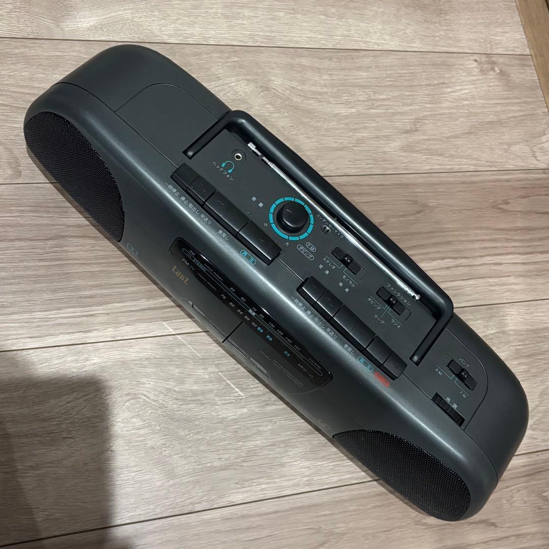 希少 美品✨　TCR-09 ステレオ FM/TV/AM ダブルカセットレコーダー