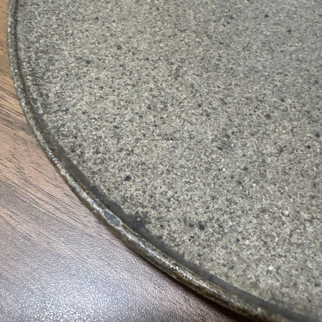 陶器風皿 4枚セット 約24cm 作家 平皿 フラットプレート