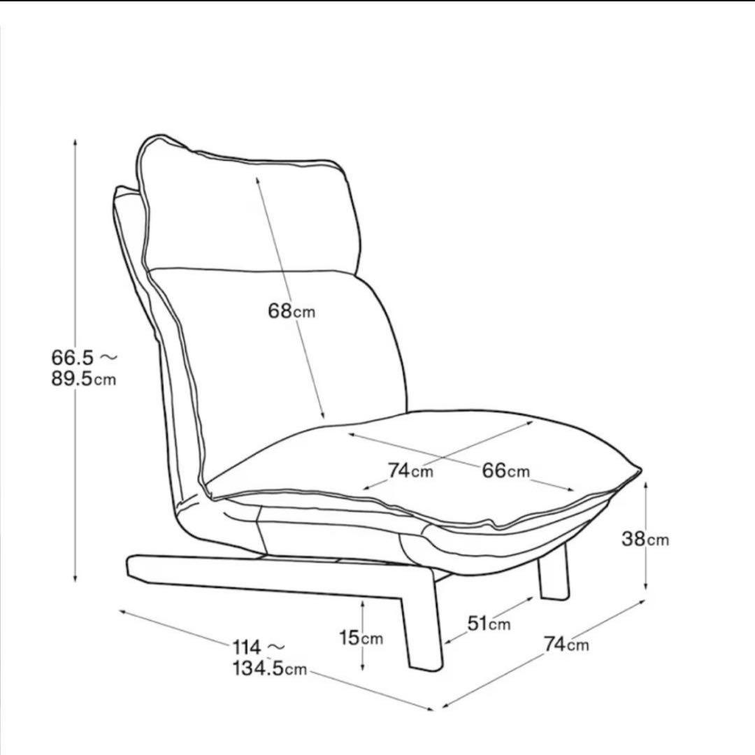 ハイバックリクライニングソファ+カバー