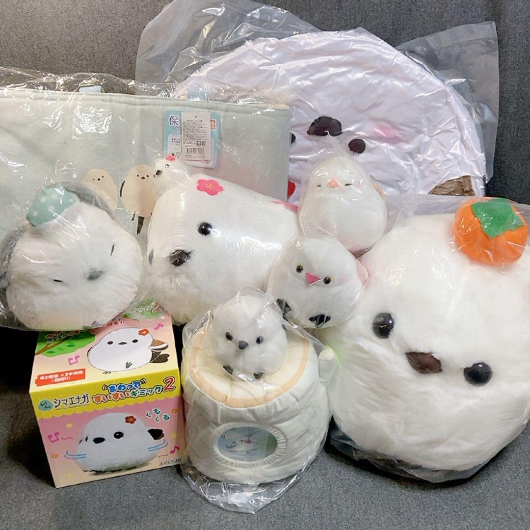 新品 9点 シマエナガ ぬいぐるみ 時計 保冷保温バッグ まとめ売り