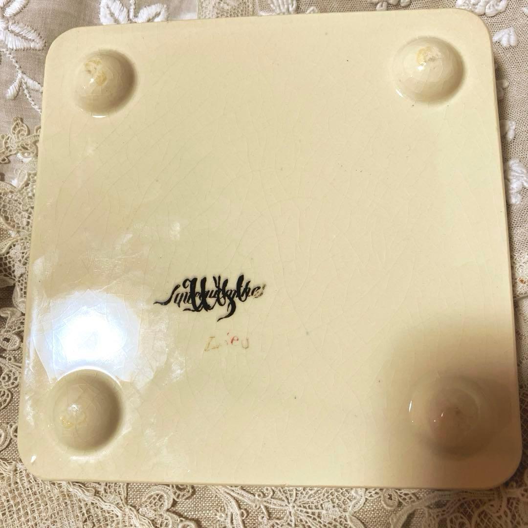 希少フランスアンティークサルグミンヌトリペット　鍋敷　なべしき