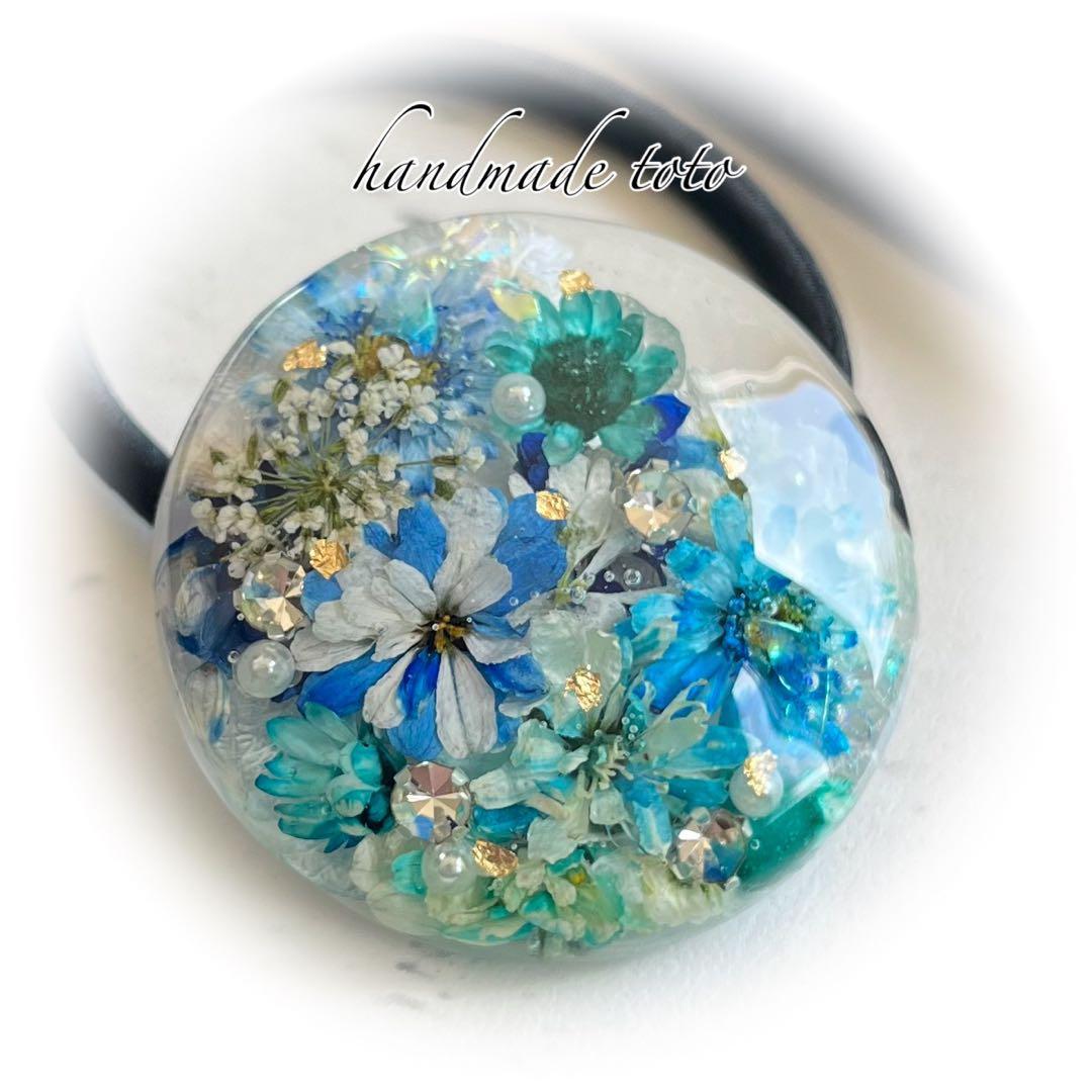 きろくん様 薄フラワーミックス ヘアゴム