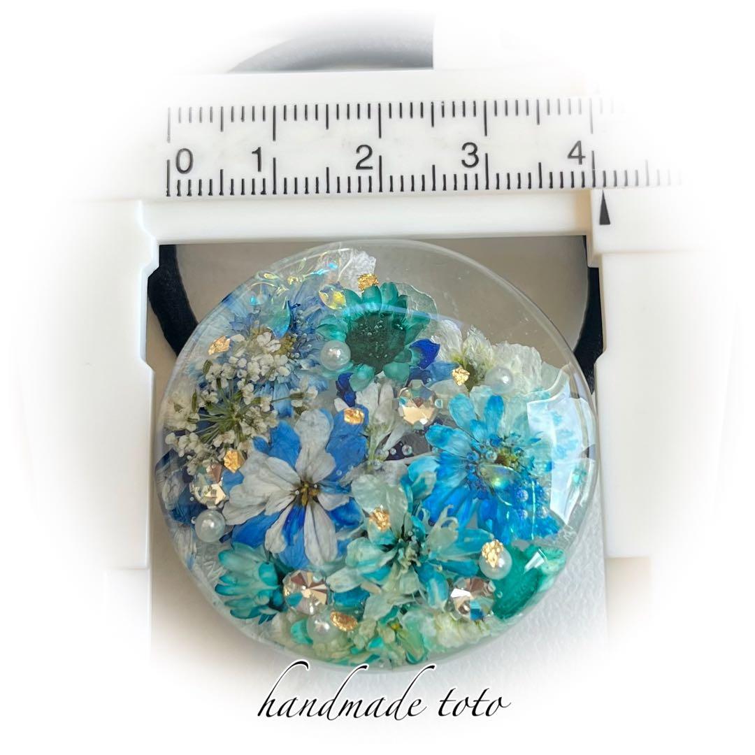 きろくん様 薄フラワーミックス ヘアゴム