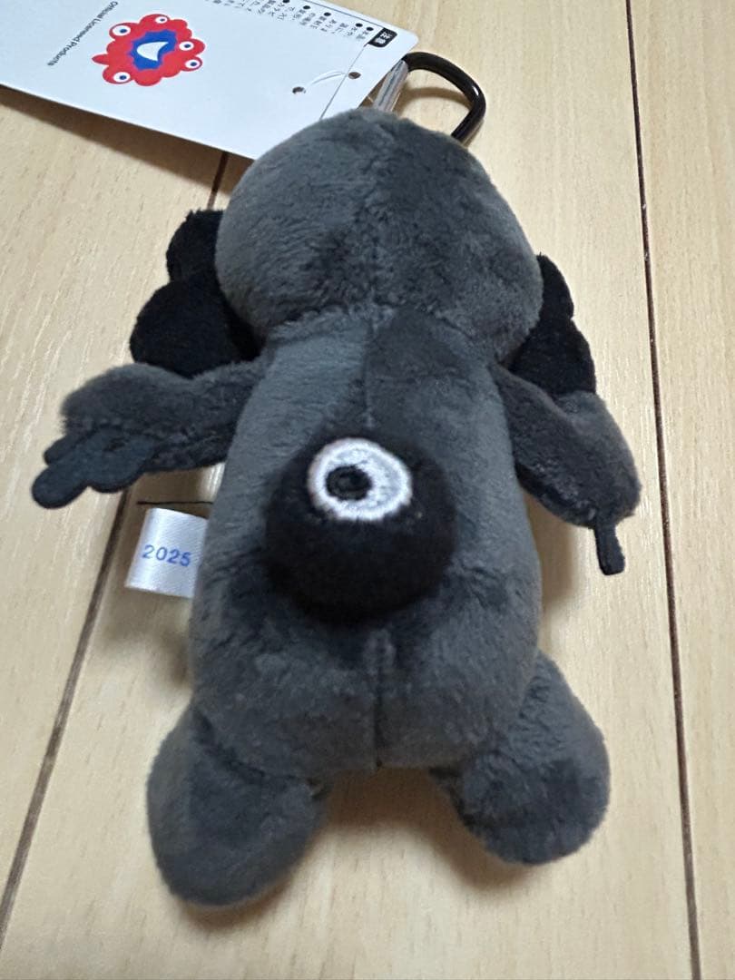 関西万博　大阪　2025 ミャクミャク 黒　カラビナ　キーホルダー　ぬいぐるみ
