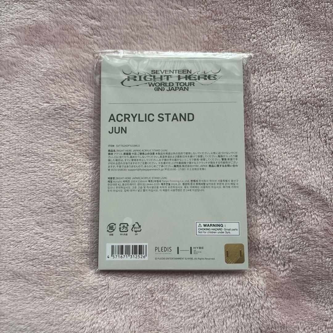 SEVENTEEN JUN BIG PHOTO TOWEL アクスタ