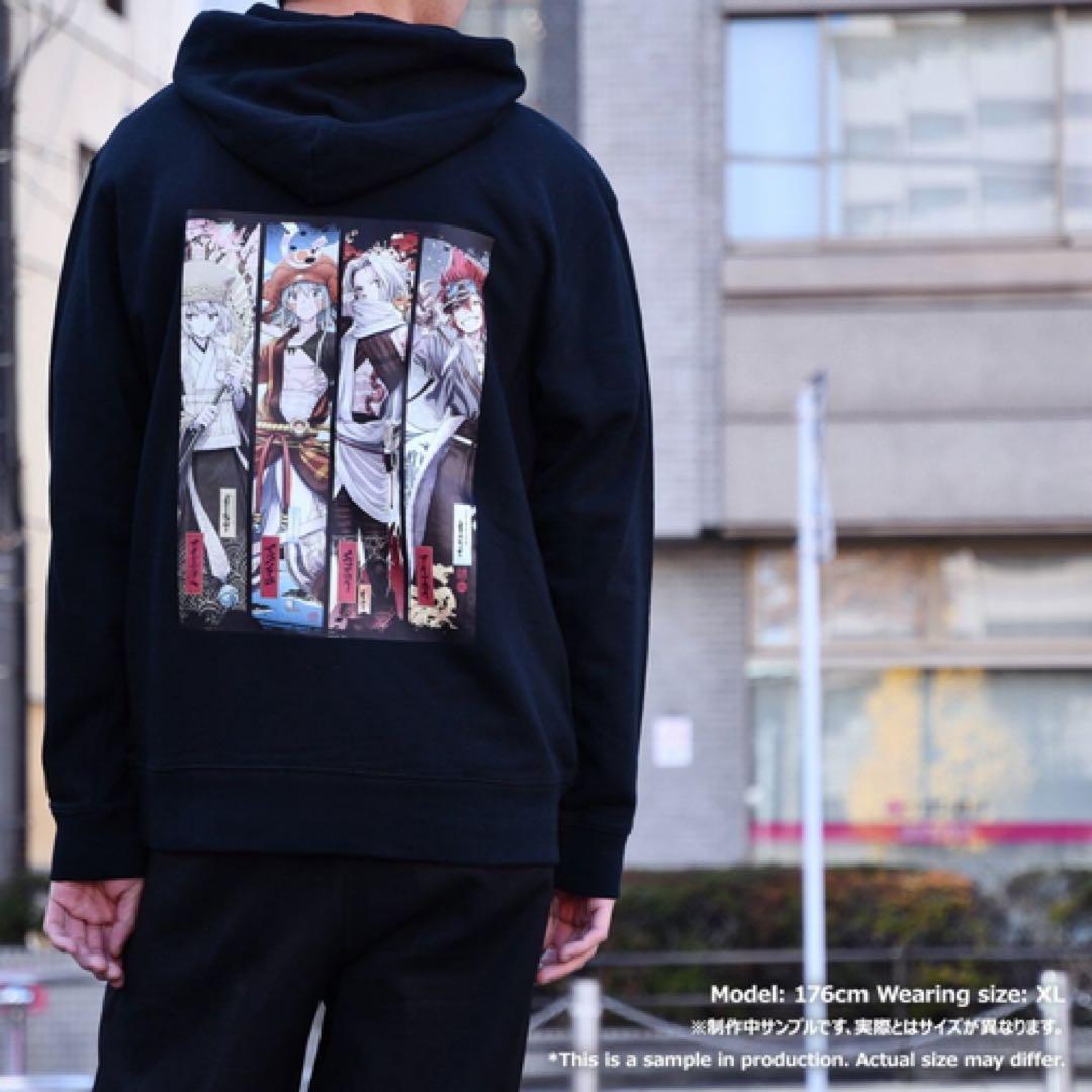 .hack//迎春 パーカー フード付きパーカー 黒