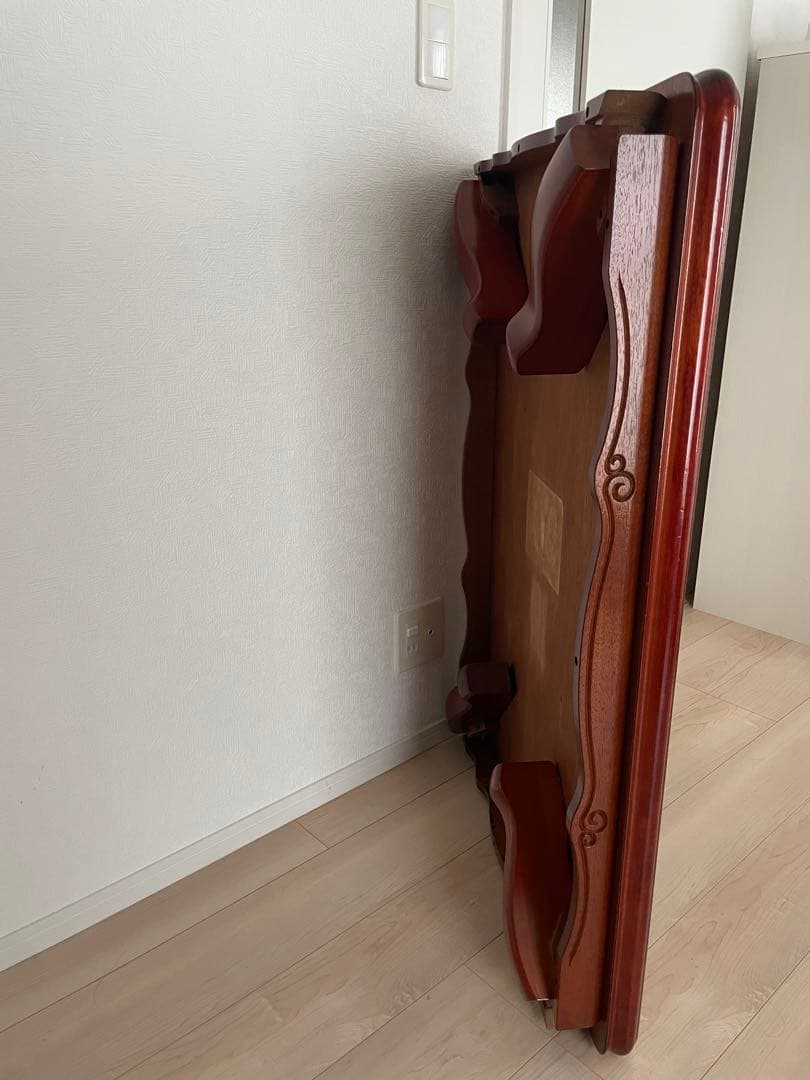 【美品】 家具 折りたたみ可 座卓 ローテーブル 天然木