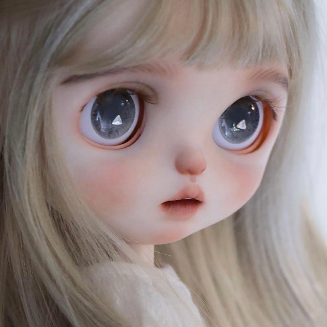 カスタムブライス かわいい 人形 大人しい 作家様 薄いメイク 儚い 優しい