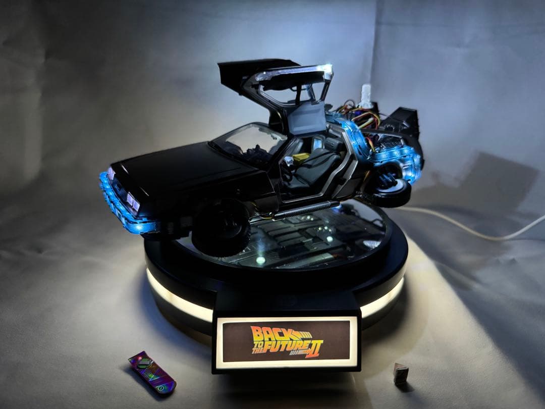 【美品】バックトゥザフューチャー デロリアン 1/20 ホバリング