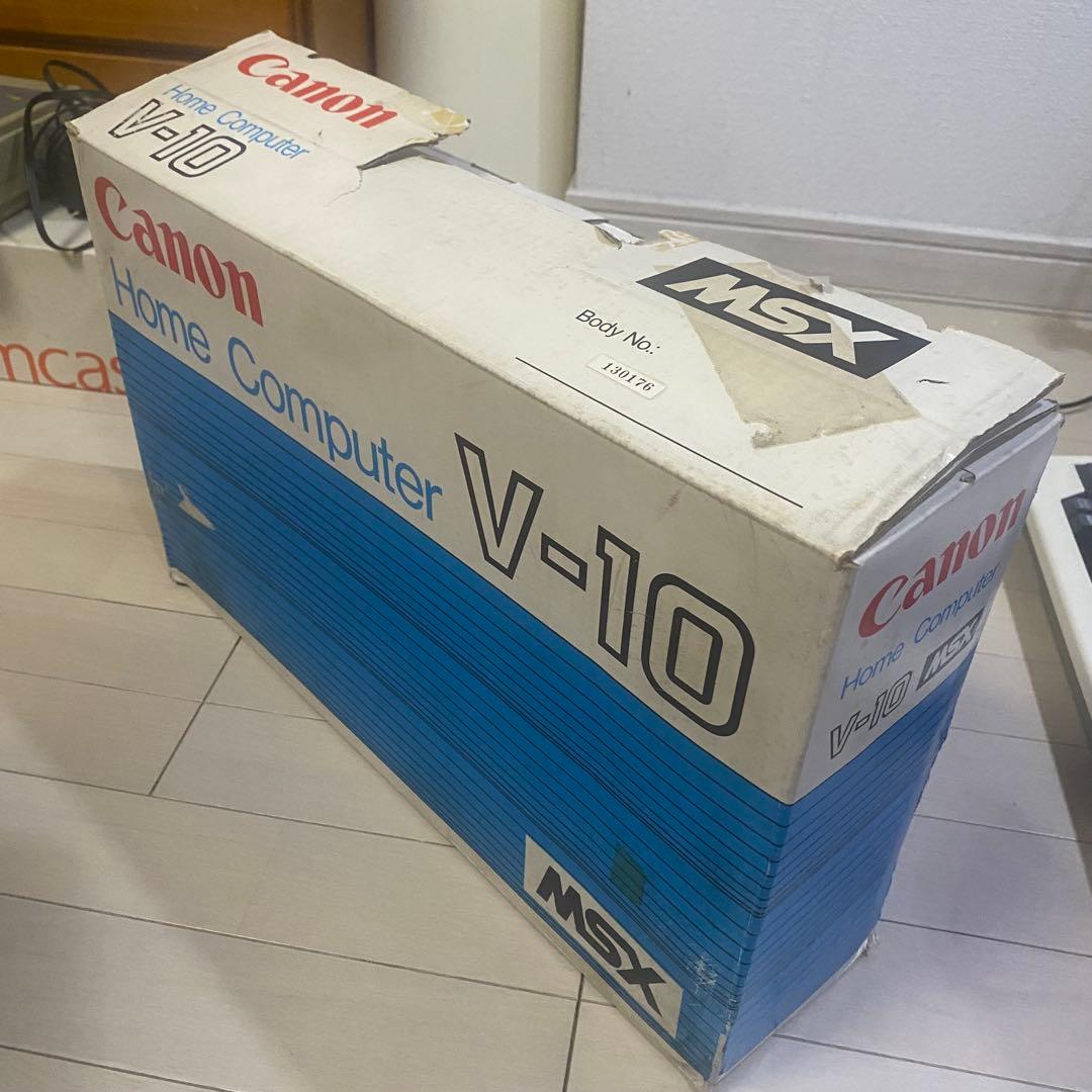 【レア希少】MSX Canon V10 コンピューター(起動確認済/解説書付属)