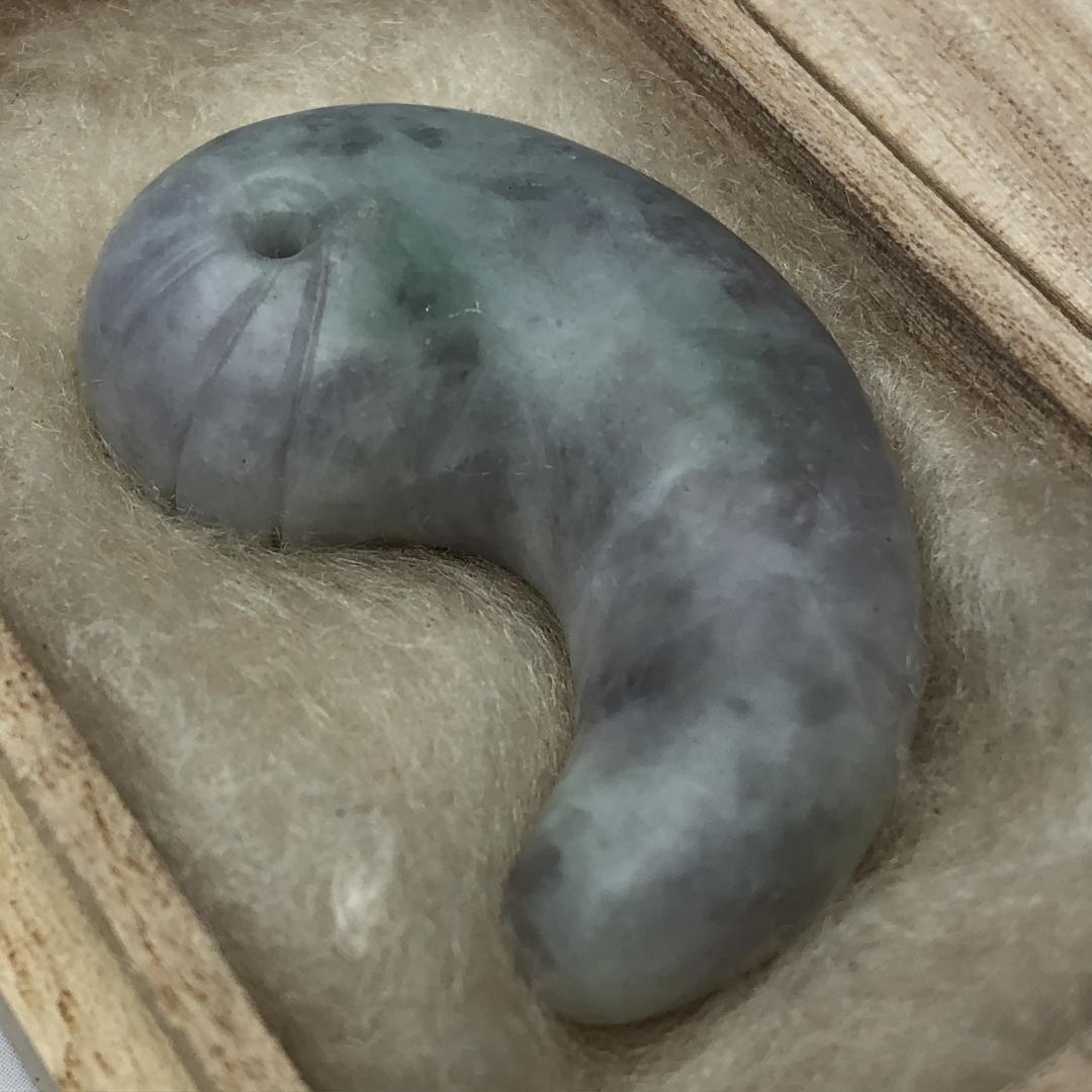 勾玉　ヒスイ　糸魚川翡翠 勾玉 天然 一点物 お守り