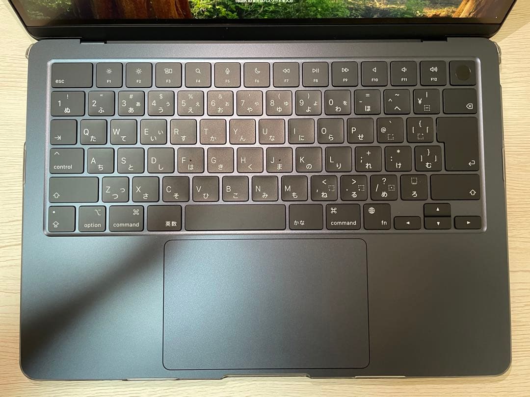 【美品】MacBookAir M3 13インチミッドナイト256GB 16GB