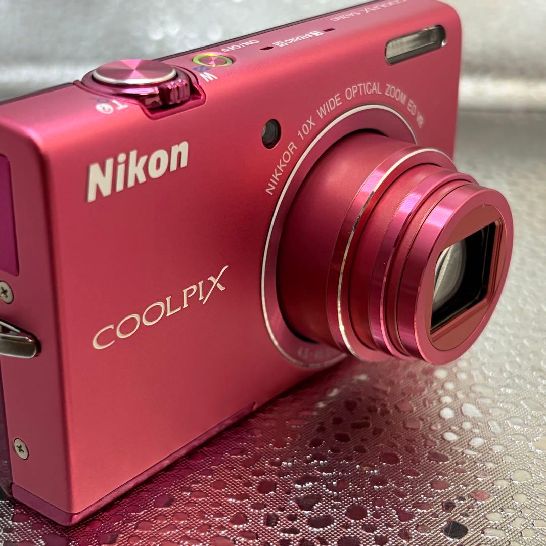 【美品】Nikon コンデジ　COOLPIX S6200　ショッキングピンク