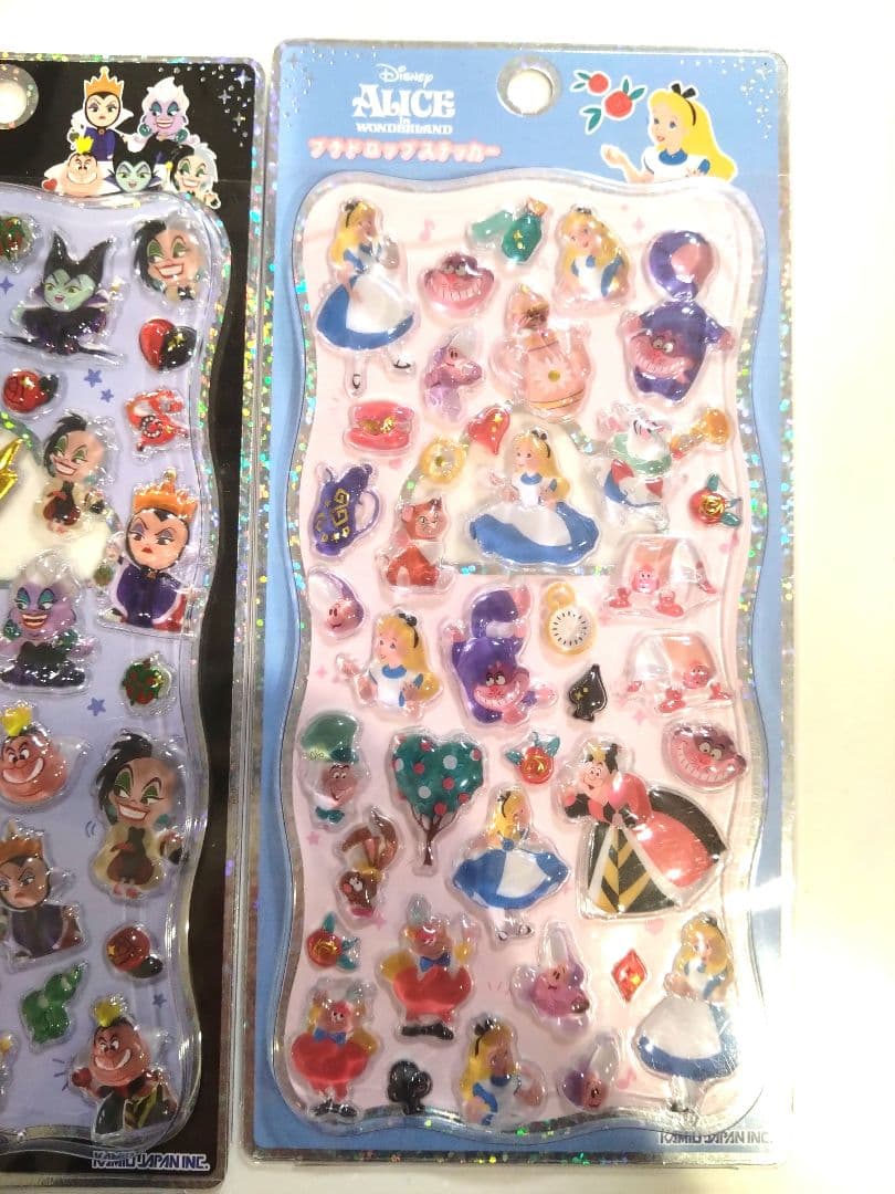 正規品　プチドロップステッカー　ディズニー　プリンセス　アリス　ヴィランズ