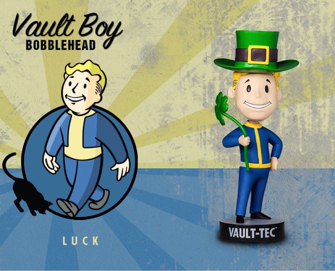 新春開運　フォールアウトVault Boy ボブルヘッド Luck