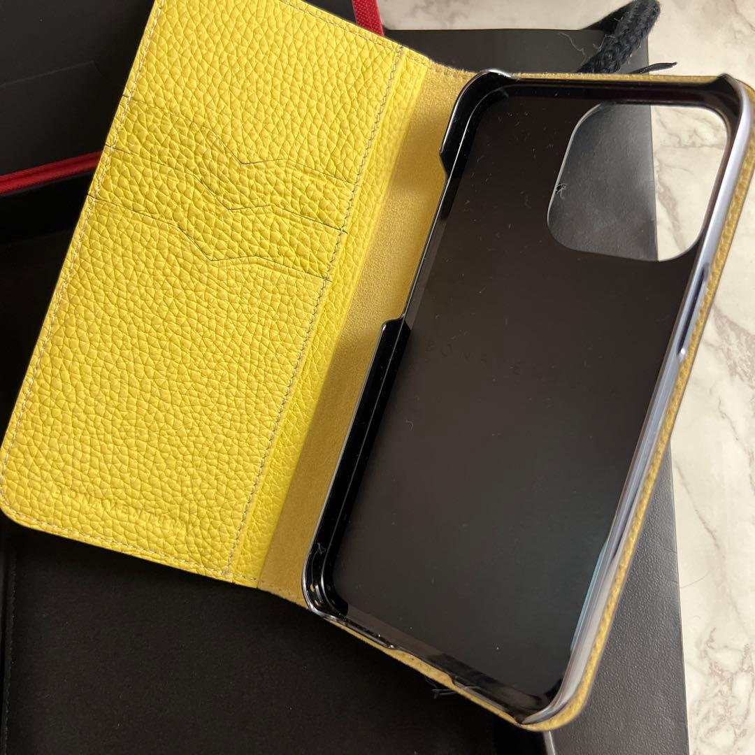 ②ボナベンチュラ　iPhone13Pro エトープ×イエロー