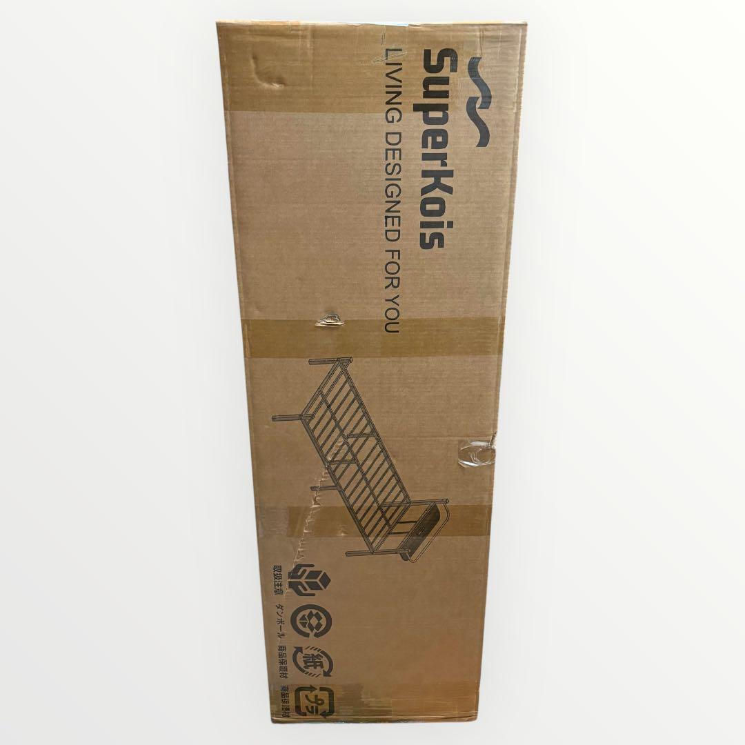 新生活 ベッドフレーム シングル 宮棚 2口コンセント 通気性抜群 ベッド下収納